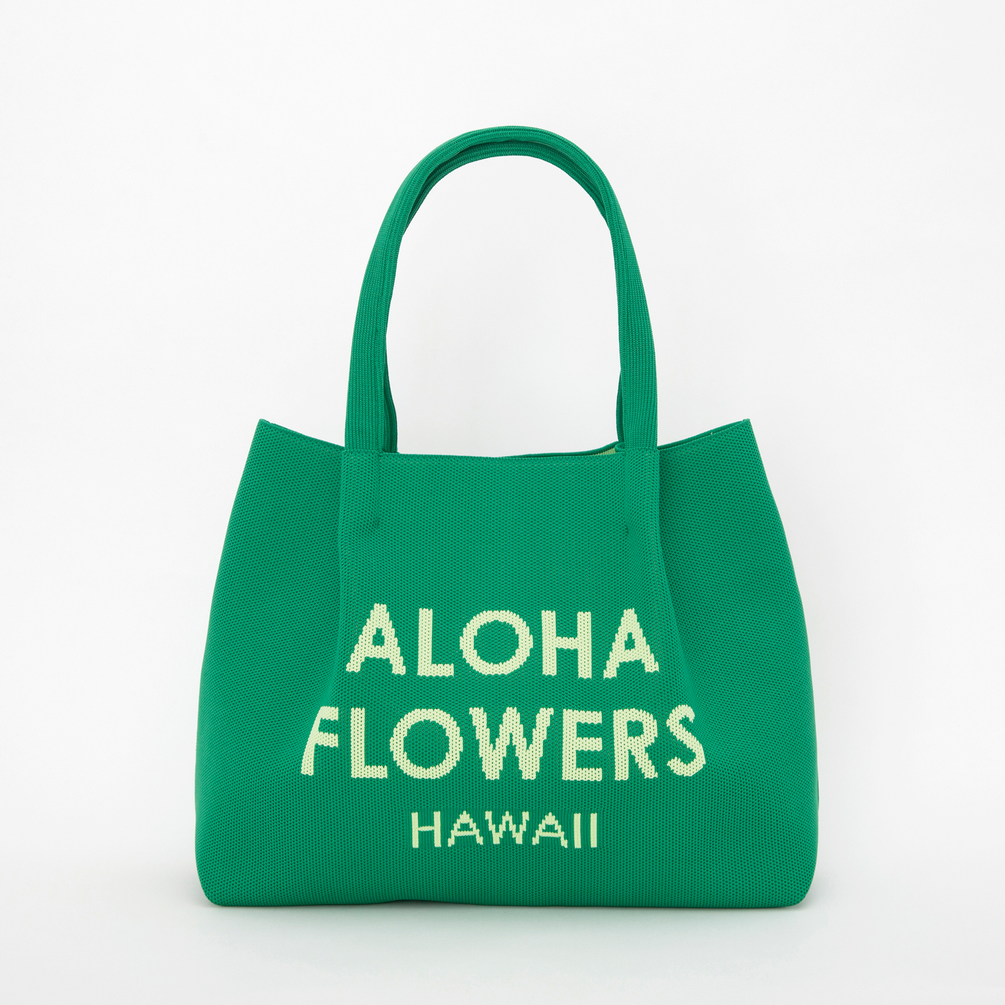 ニットバッグM（グリーン）