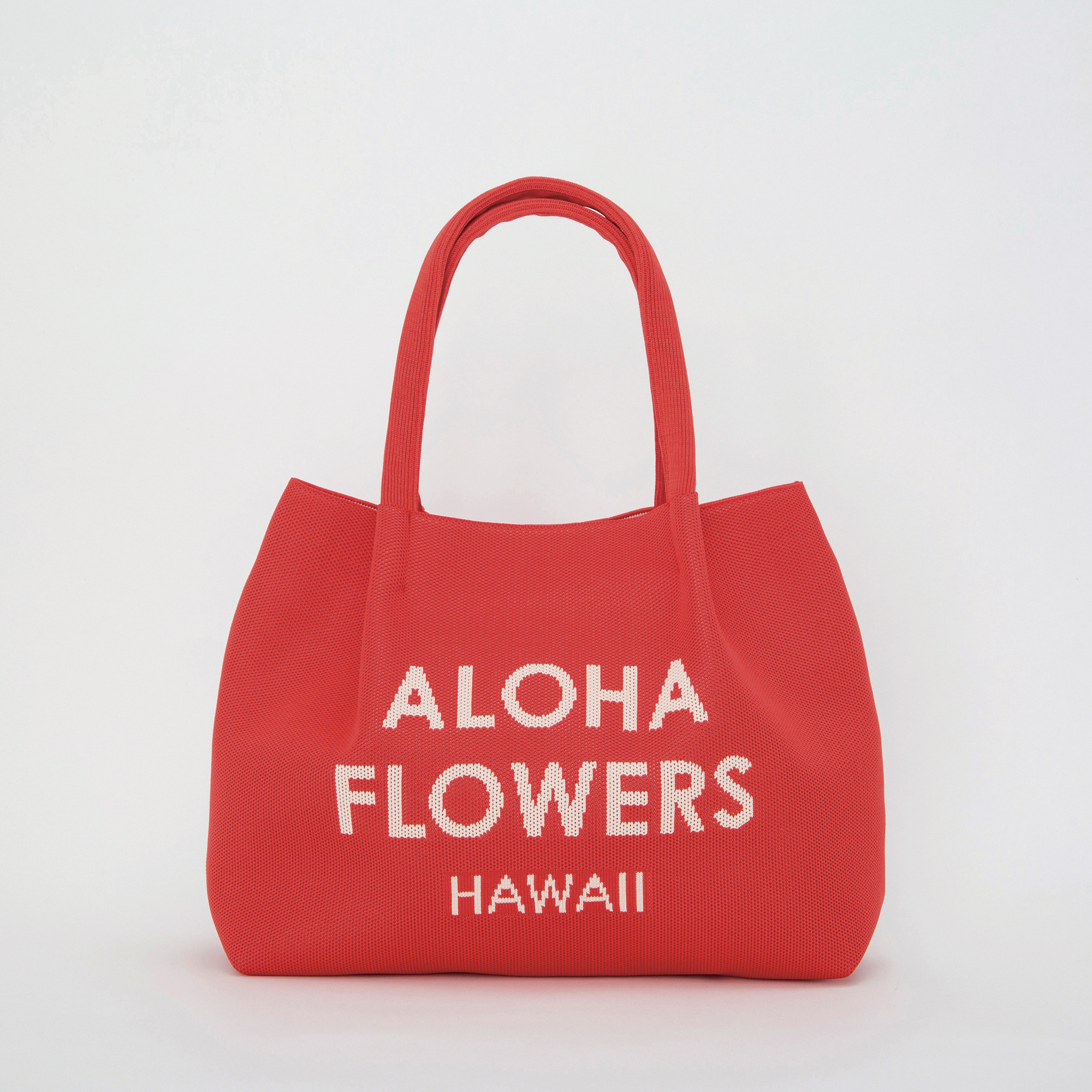 ニットバッグM（レッド）