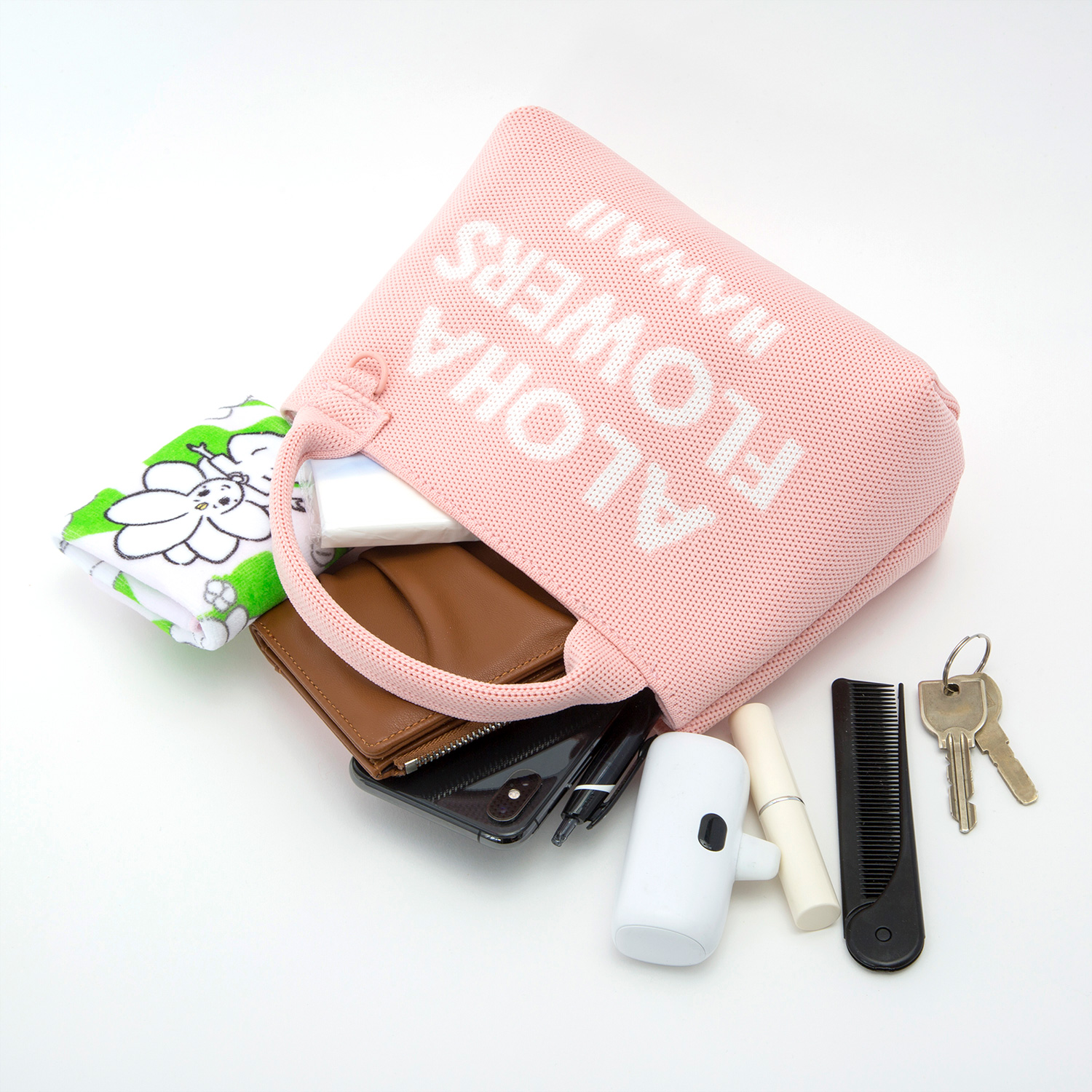 ニットバックS（ピンク）