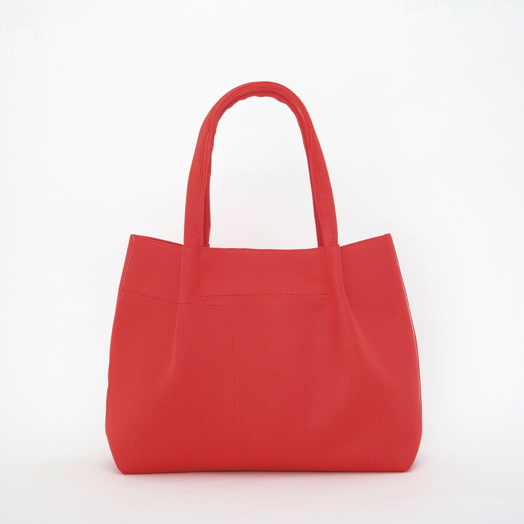 ニットバッグM（レッド）