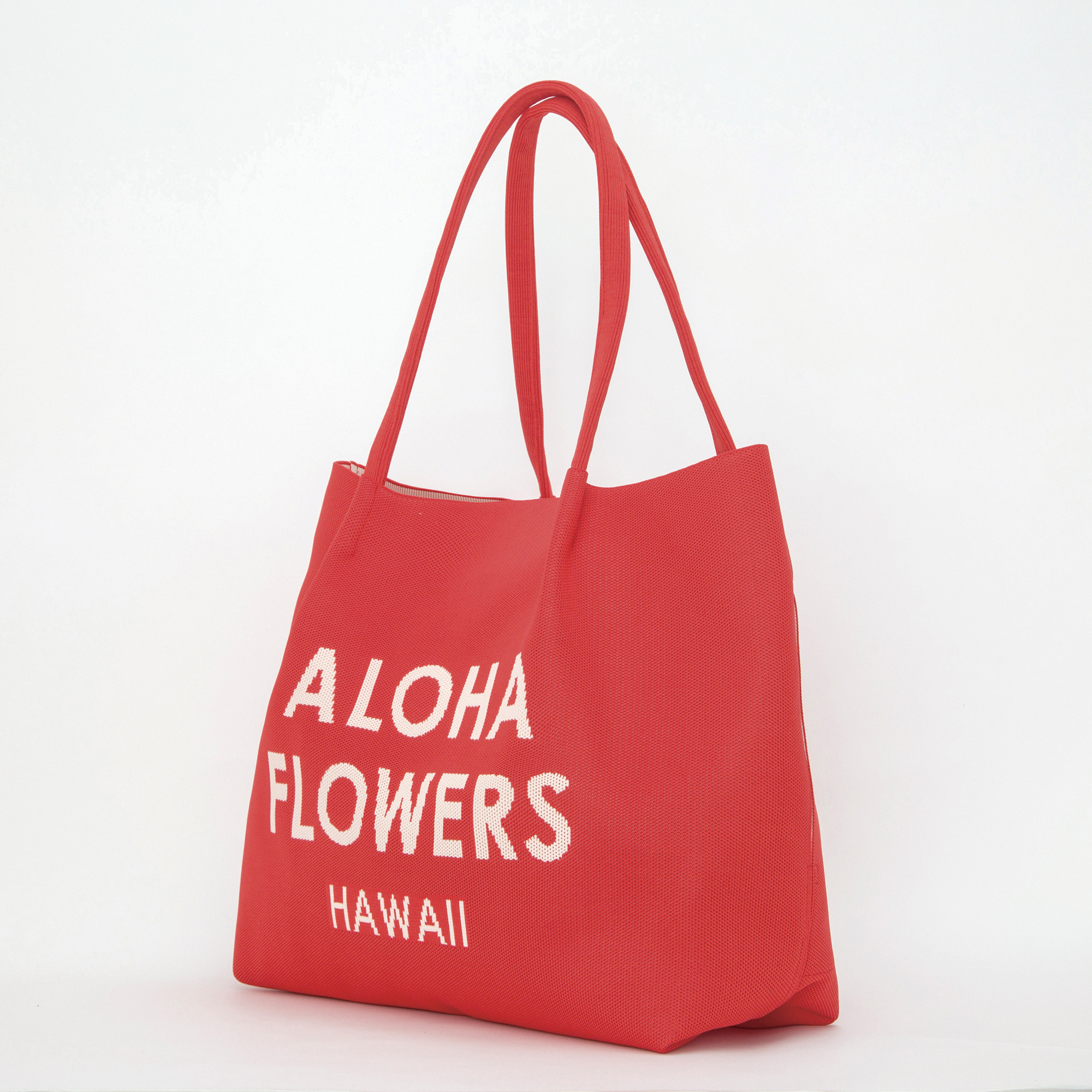 ニットバッグ L（レッド）