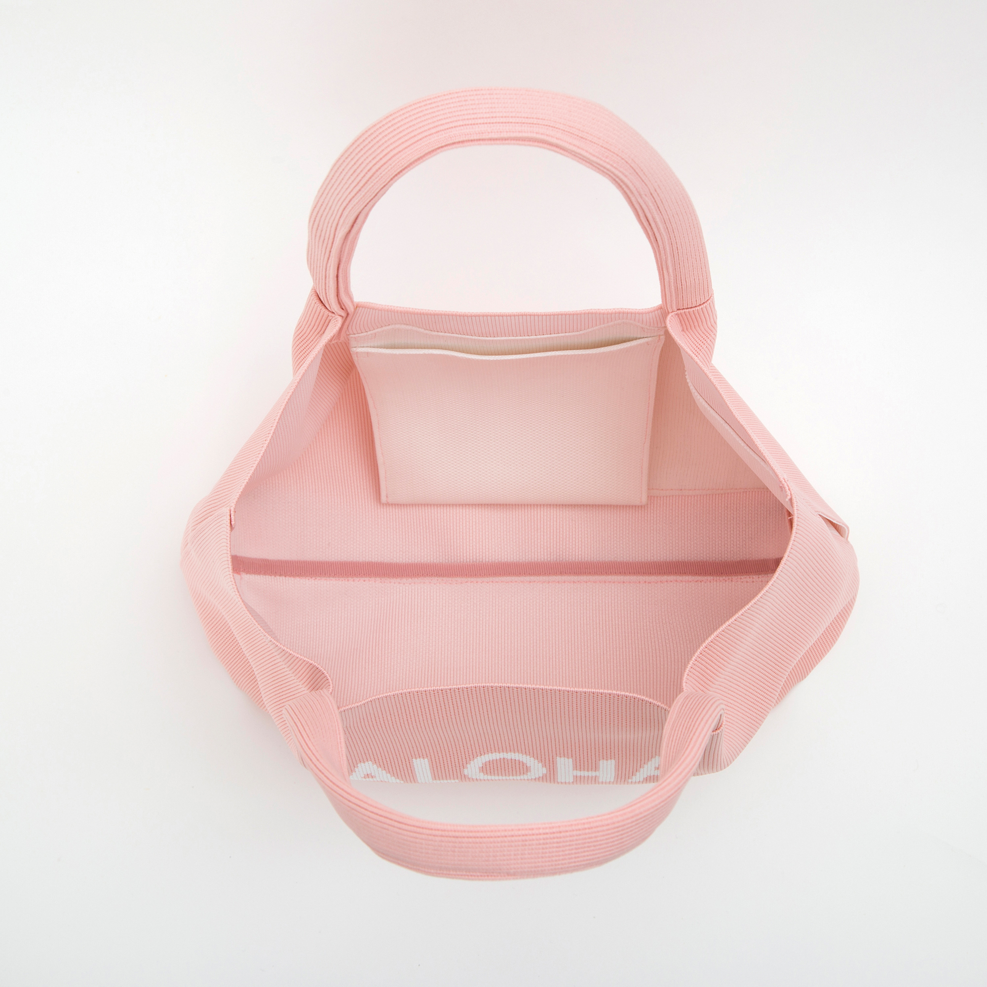 ニットバッグM（ピンク）