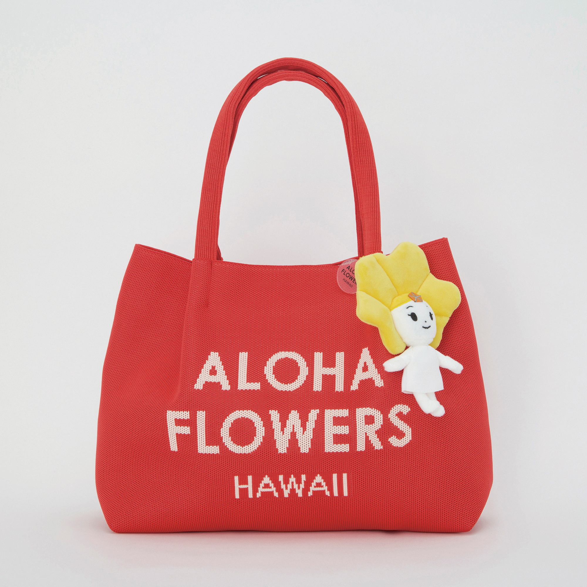 ニットバッグM（レッド）