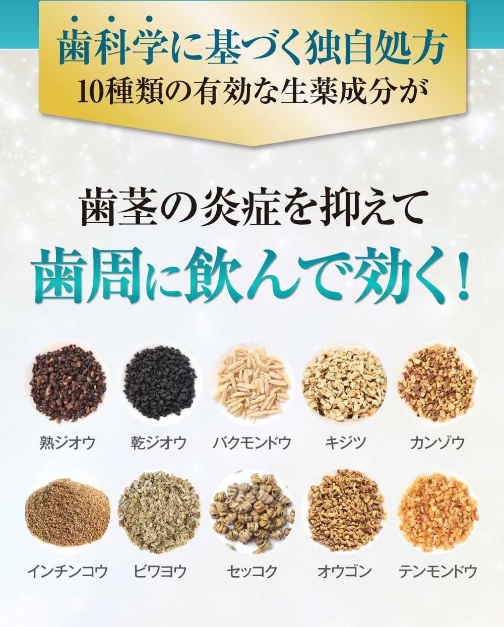 歯周に飲んで効く