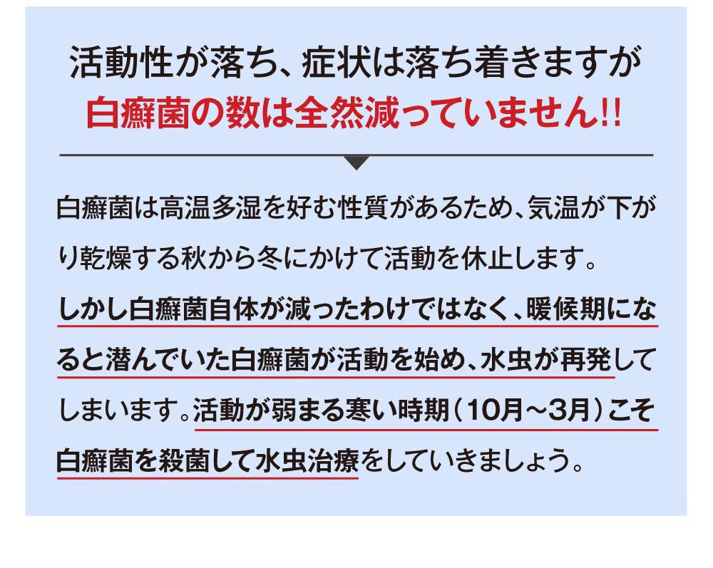 勘違いすると再発する可能性大