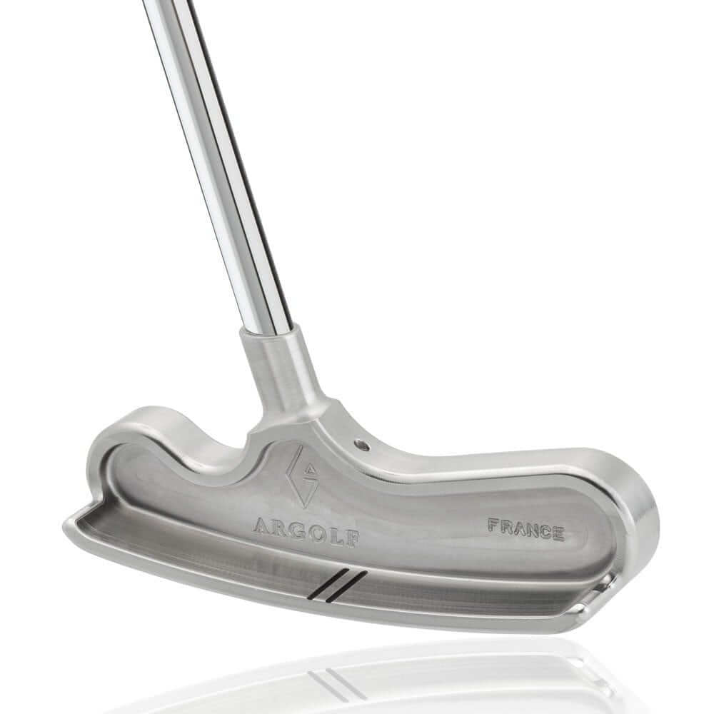 【完成品】Merlin（マーリン） ヴィンテージ加工: 無加工, デキステリティ: 右手用, シャフト: センター, シャフトサイズ: 32インチ, シャフト色: シルバー, ライ: 70（標準ライ）, グリップとサイズ: Black×White Logo, ヘッドカバー色: カーボンブラック