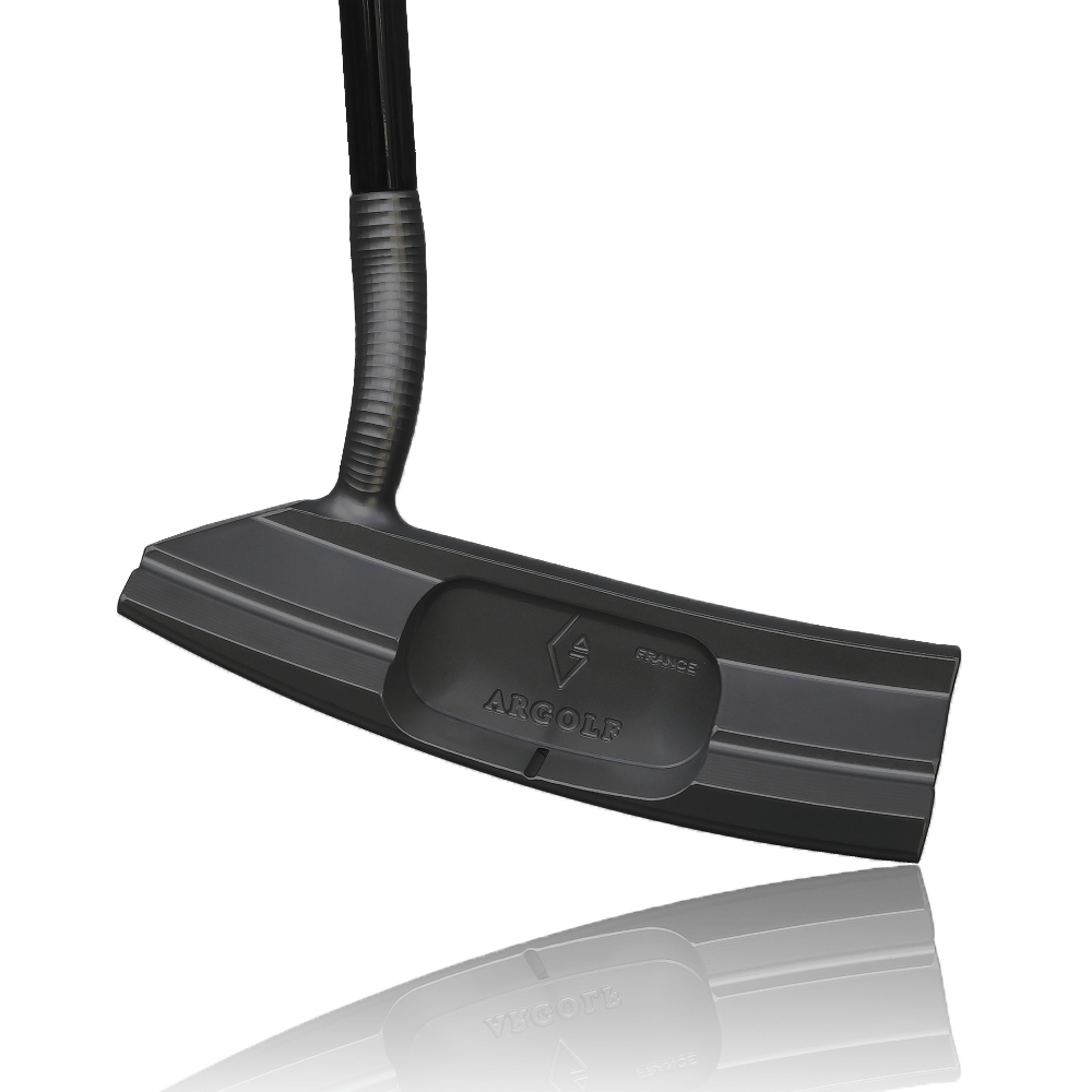 【完成品】Arthur 2.0｜Dark Edition（アーサー 2.0・ダークエディション） ヴィンテージ加工: 無加工, デキステリティ: 右手用, シャフトサイズ: 32インチ, シャフト色: ブラック, ライ: 70（標準ライ）, グリップとサイズ: White×Gold Logo, ヘッドカバー色: カーボンブラック