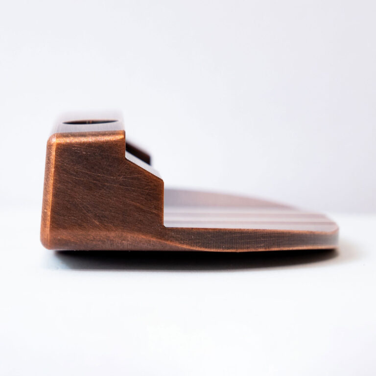 【完成品】Avalon｜Vintage Copper（アヴァロン・ヴィンテージカッパー） ヴィンテージ加工 : 無加工, デキステリティ: 右手用, シャフト: ヒール, シャフトサイズ: 32インチ, シャフト色: ブラック, ライ: 70（標準ライ）, グリップとサイズ: White×Gold Logo, ヘッドカバー色: カーボンブラック