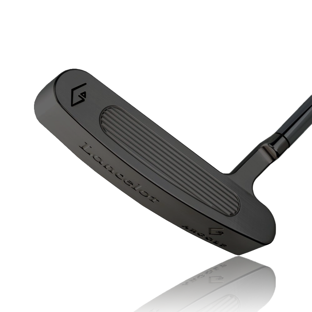 【完成品】Lancelot｜Dark Edition（ランスロット・ダークエディション） デキステリティ: 右手用, シャフトサイズ: 33インチ, シャフト色: ブラック, ライ: 70（標準ライ）, グリップとサイズ: ARGOLFオリジナルグリップ, ヘッドカバー色: カーボンブラック