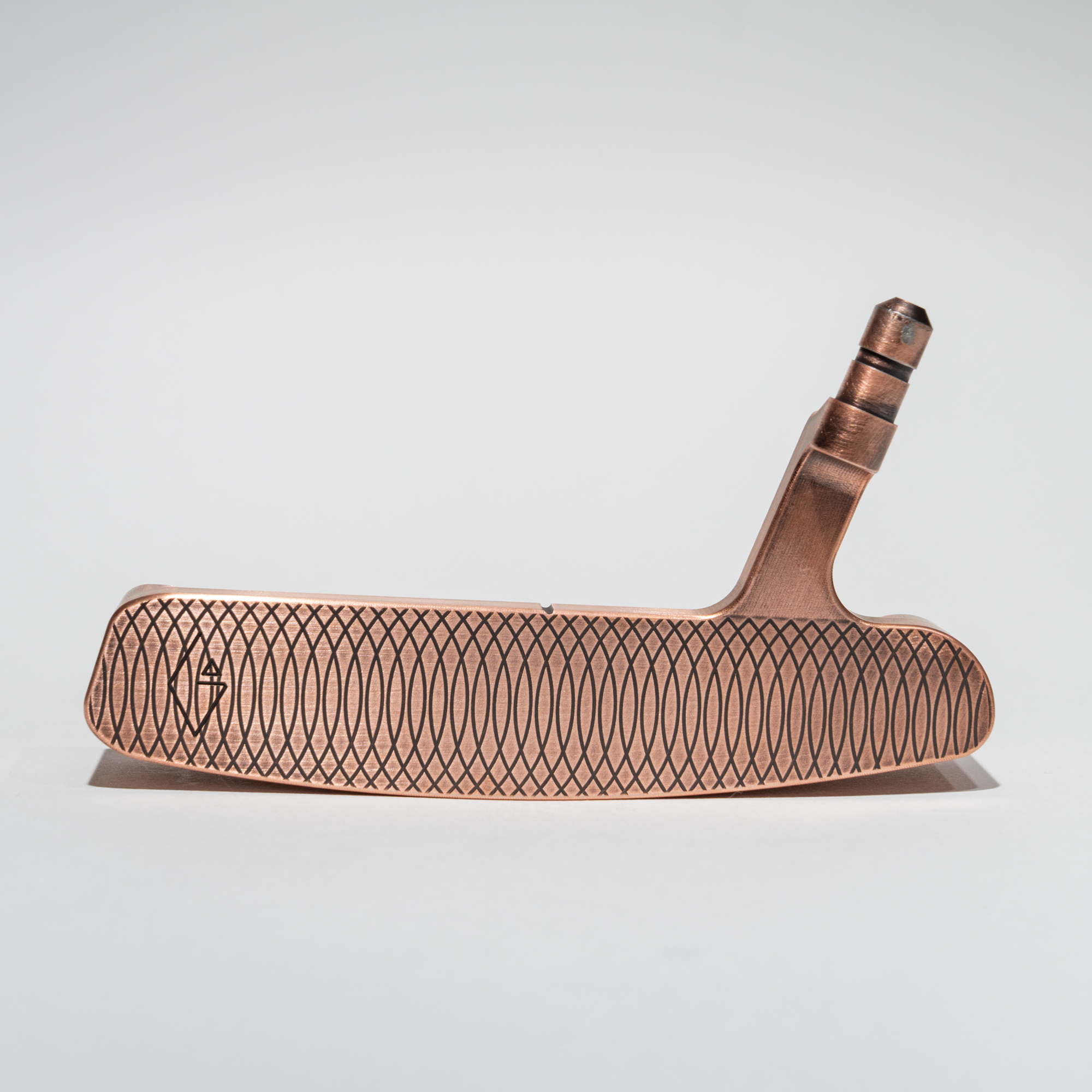 【完成品】Lancelot 2.0｜Vintage Copper（ランスロット2.0・ヴィンテージカッパー） ヴィンテージ加工: 無加工, 利き手: 右利き用, シャフトサイズ: 33インチ, ライ: ライ（標準ライ）, グリップ種類: White×Gold Logo, ヘッドカバー色: カーボンブラック