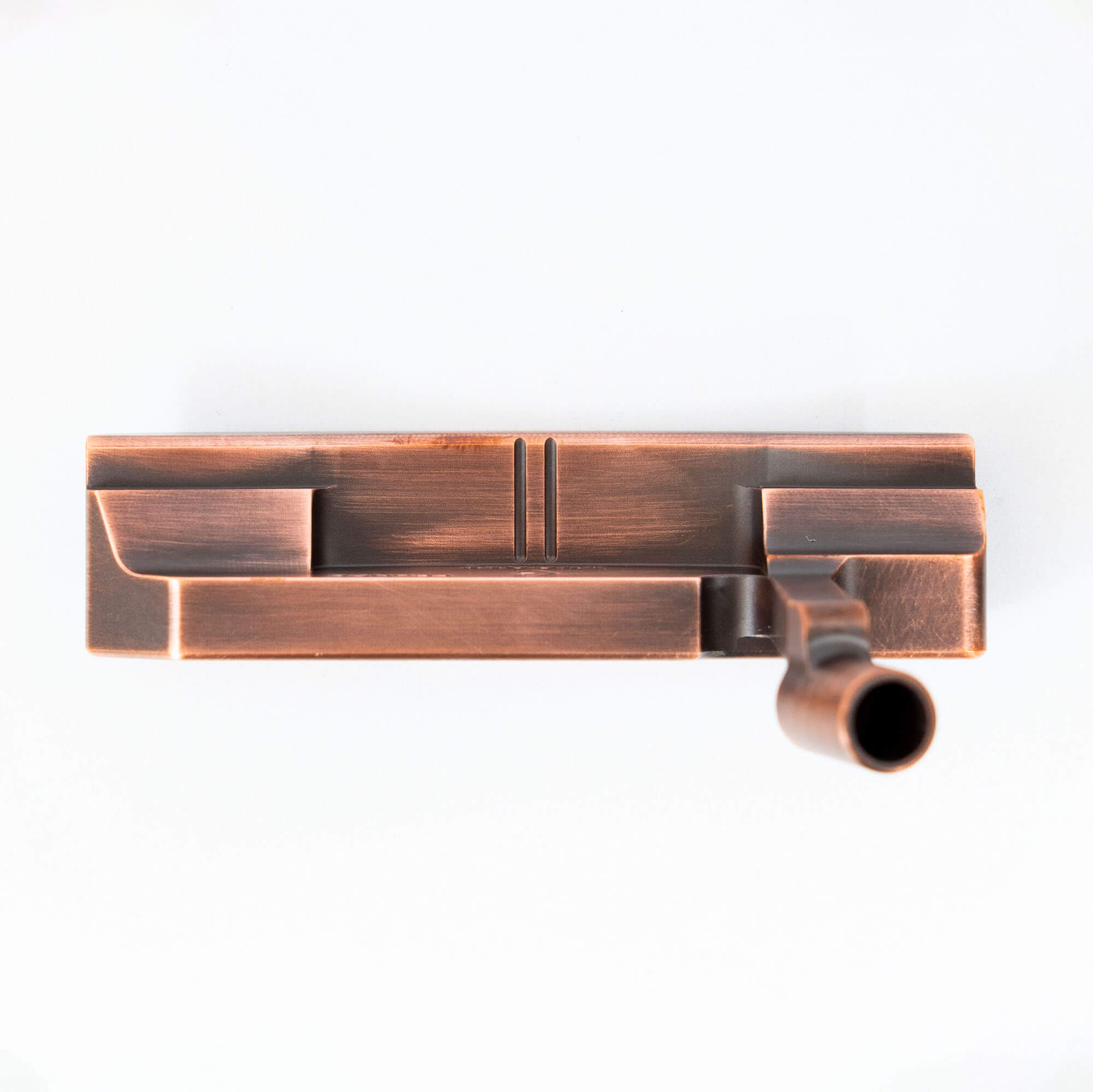 【完成品】Arthur｜Vintage Copper（アーサー・ヴィンテージカッパー） デキステリティ: 右手用, シャフトサイズ: 32インチ, シャフト色: ブラック, ライ: 70（標準ライ）, グリップとサイズ: White×Gold Logo, ヘッドカバー色: カーボンブラック