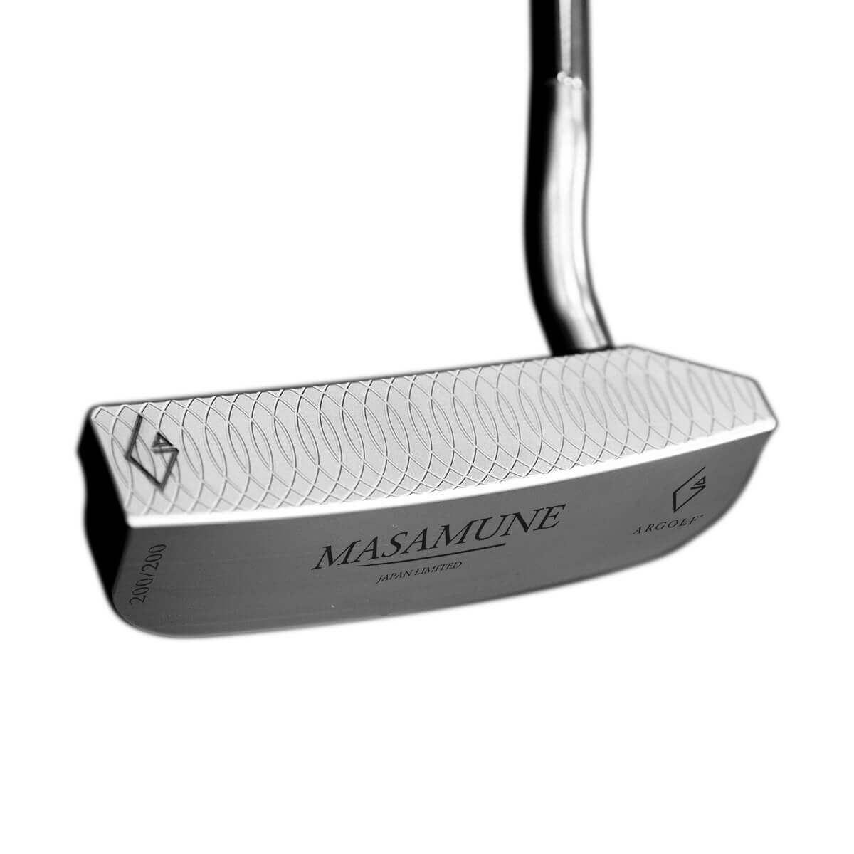 【完成品】MASAMUNE（マサムネ） デキステリティ: 右手用, シャフトサイズ: 34インチ, シャフト色: クロームコーティング, ライ: 70（標準ライ）, グリップとサイズ: 専用Leather Grip, ヘッドカバー色: 専用トリコロールホワイト