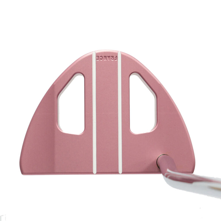 【完成品】Pendragon LT｜Pink Color Edition（ペンドラゴン LT・ピンク） デキステリティ: 右手用, シャフト: センターシャフト, シャフトサイズ: 32インチ, シャフト色: シルバー, ライ: 70（標準ライ）, グリップとサイズ: White x Gold Logo, ヘッドカバー色: カーボンブラック