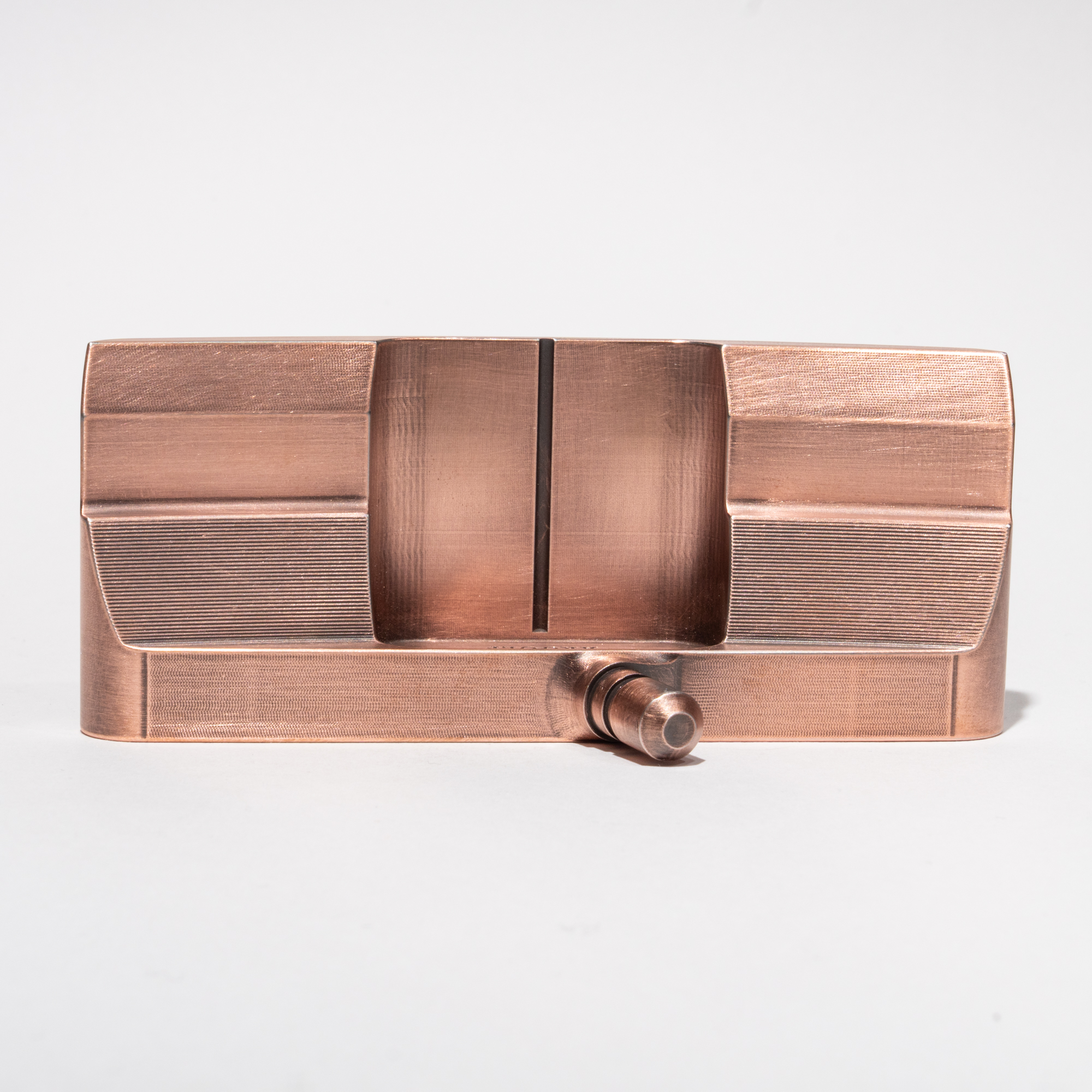 【完成品】Tristan｜Vintage Copper（トリスタン・ヴィンテージカッパー） ヴィンテージ加工: 研磨済み, 利き手: 右利き用, シャフトサイズ: 33インチ, ライ: ライ（標準ライ）, グリップ種類: White×Gold Logo, ヘッドカバー色: カーボンブラック