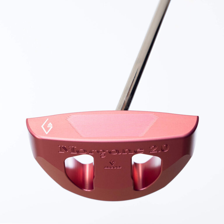 【完成品】Morgane 2.0｜Pink Color Edition（モーガン 2.0・ピンク） デキステリティ: 右手用, シャフト: センターシャフト, シャフトサイズ: 32インチ, グリップ: BlackxWhite Logo, ヘッドカバー: カーボンブラック, ヘッドカバー色: カーボンブラック