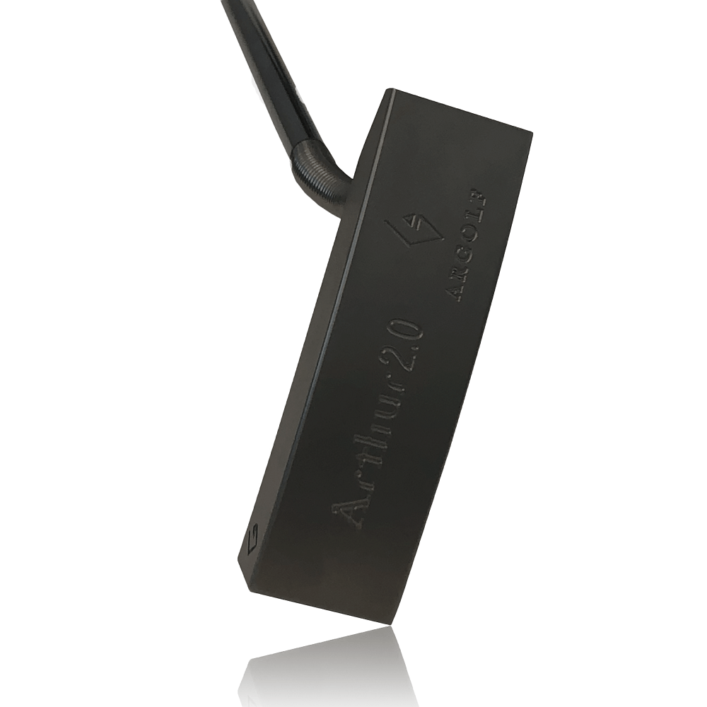 【完成品】Arthur 2.0｜Vintage Copper（アーサー 2.0・ヴィンテージカッパー） デキステリティ: 右手用, シャフトサイズ: 32インチ, シャフト色: ブラック, ライ: 70（標準ライ）, グリップとサイズ: White×Gold Logo, ヘッドカバー色: カーボンブラック