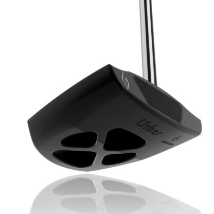 【完成品】Uther（ウーサー） デキステリティ: 右手用, ヘッドカラー: ブラック, シャフト: ヒール, シャフトサイズ: 32インチ, ライ: 70（標準ライ）, グリップとサイズ: White×Gold Logo, ヘッドカバー色: カーボンブラック