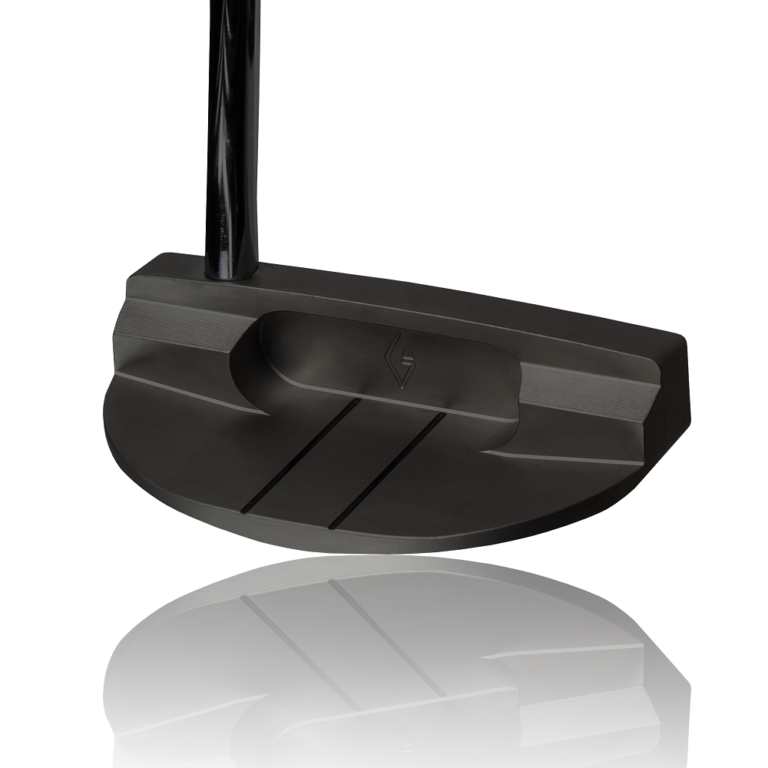 【完成品】Avalon｜Dark Edition（アヴァロン・ダークエディション） ヴィンテージ加工: 無加工, デキステリティ: 右手用, シャフト: ヒール, シャフトサイズ: 32インチ, シャフト色: ブラック, ライ: 70（標準ライ）, グリップとサイズ: White×Gold Logo, ヘッドカバー色: カーボンブラック