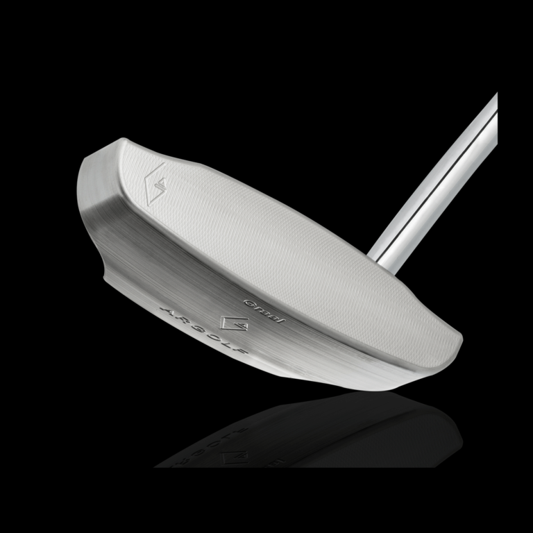 【完成品】Graal Titanium（グラールチタン） デキステリティ: 右手用, シャフトサイズ: 32インチ, シャフト色: クロームコーティング, ライ: 70（標準ライ）, グリップとサイズ: White×Gold Logo, ヘッドカバー色: カーボンブラック