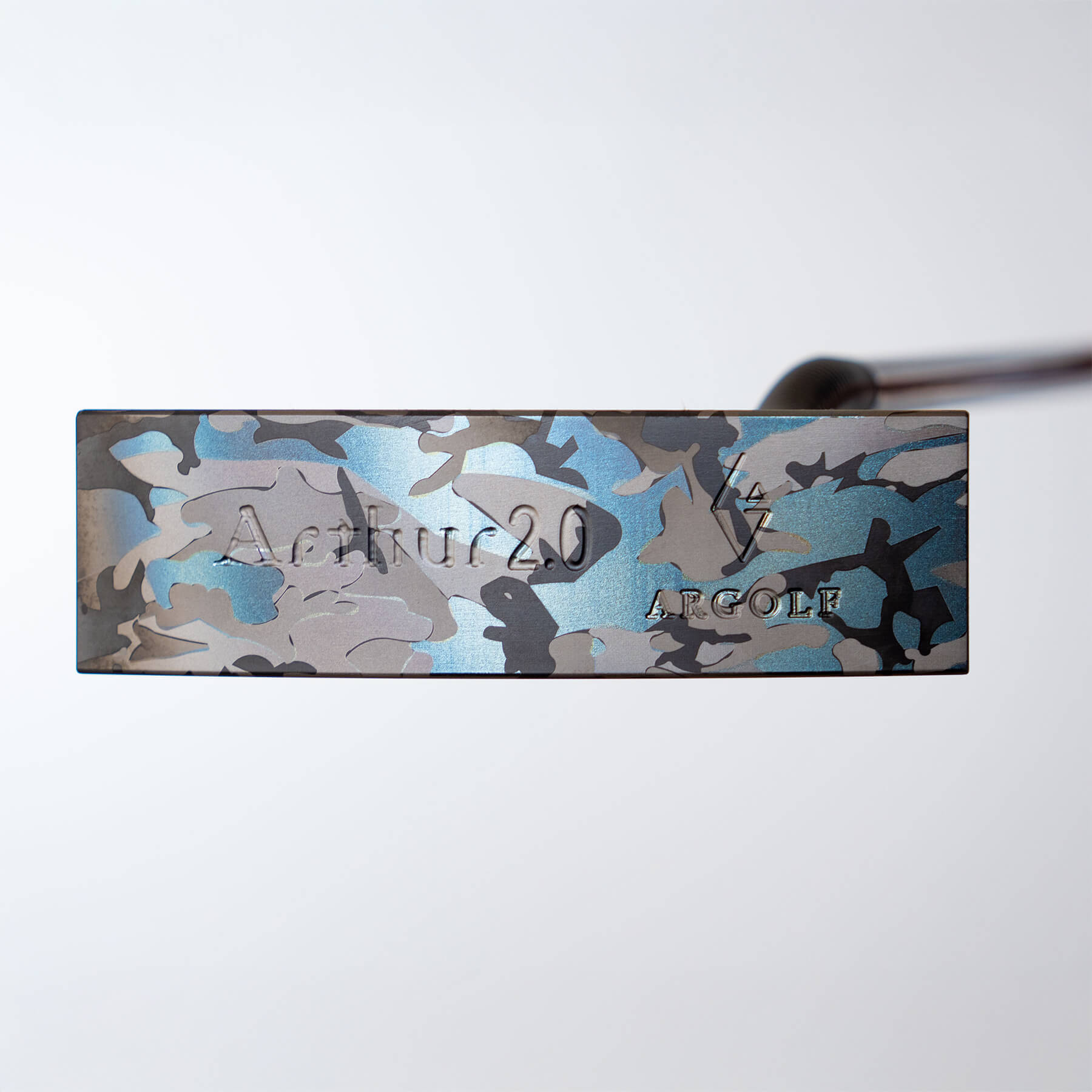 【完成品】Arthur 2.0｜Camouflage（アーサー 2.0・カモフラージュ） デキステリティ: 右手用, シャフトサイズ: 32インチ, シャフト色: シルバー, ライ: 70（標準ライ）, グリップとサイズ: Black×White Logo, ヘッドカバー色: カーボンブラック