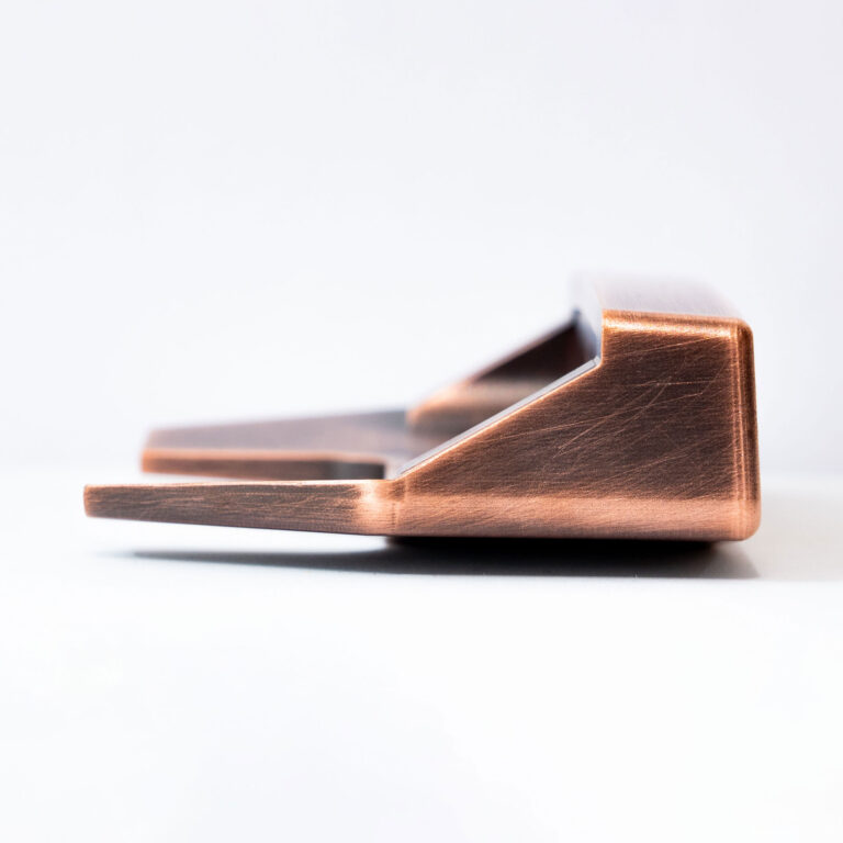 【完成品】Perceval｜Vintage Copper（パーシヴァル・ヴィンテージカッパー） ヴィンテージ加工: 無加工, デキステリティ: 右手用, シャフトサイズ: 32インチ, シャフト色: ブラック, ライ: 70（標準ライ）, グリップとサイズ: White×Gold Logo, ヘッドカバー色: カーボンブラック