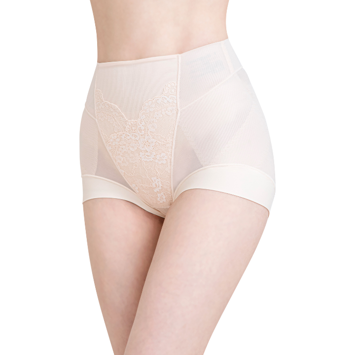 骨盤スリムショーツエアリーHOT サイズ: S, カラー: ベージュ