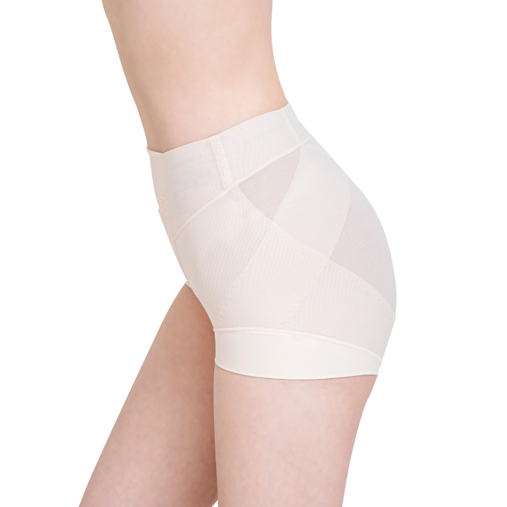 骨盤スリムショーツエアリーHOT サイズ: S, カラー: ベージュ