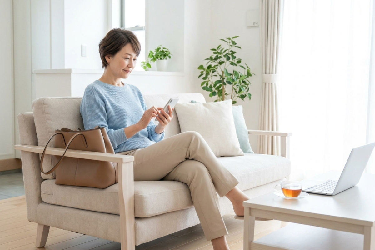 日常生活での姿勢や身体の使い方を見直すイメージ