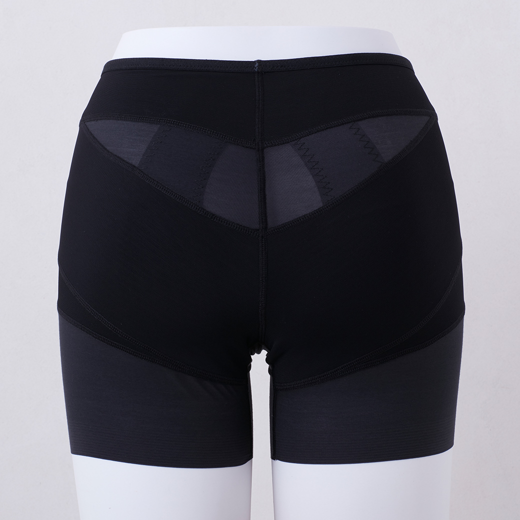 BX GOLF for WOMEN カラー: ブラック, サイズ: S, タイプ: +5cm丈