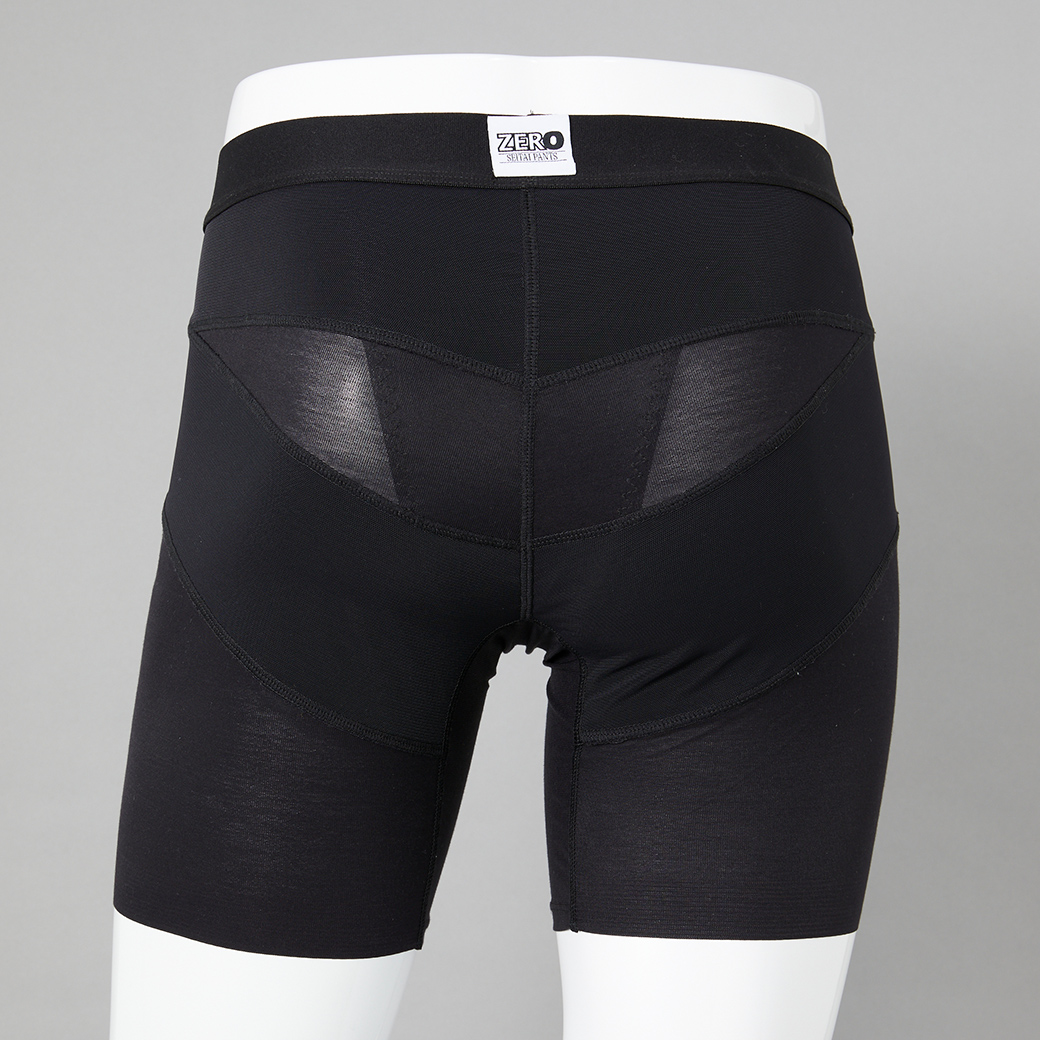 【予約商品】整体パンツNEW ZERO（前開き） サイズ: L, カラー: ブラック