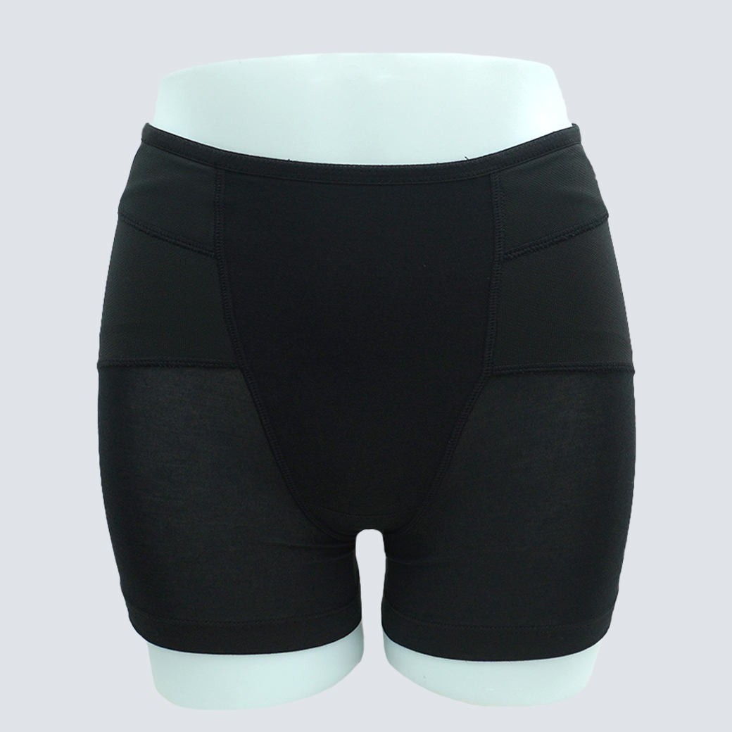 整体ショーツ YOMOGI+ サイズ: S, カラー: ブラック