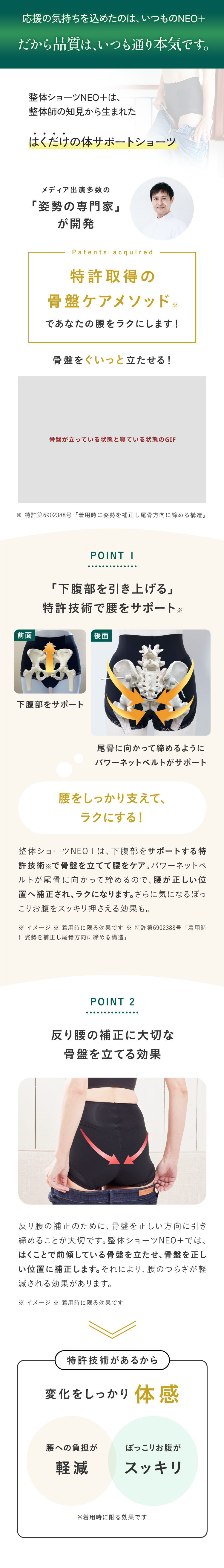 特許取得の骨盤ケアメソッド