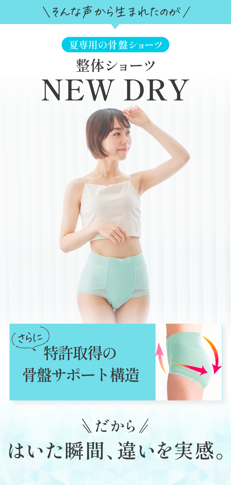 整体ショーツNEW DRY