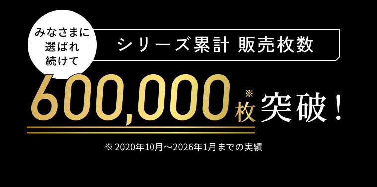 シリーズ累計60万枚突破