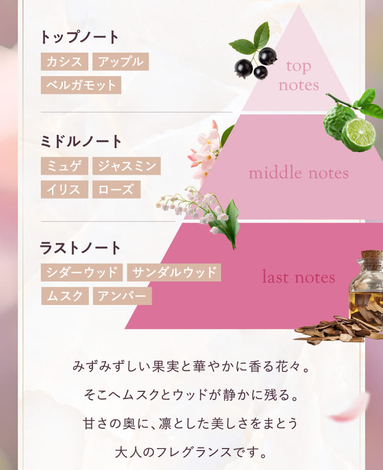 トップノート ミドルノート ラストノート