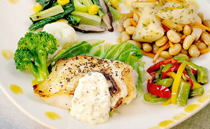 カレイのタルタルソースがけ