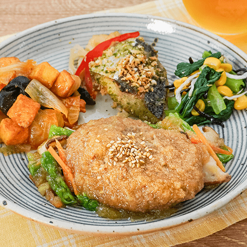 和風おろし煮込みハンバーグ