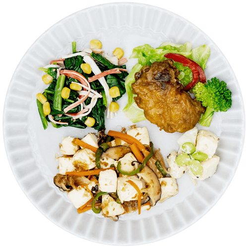 かつお香る！豆腐チャンプルー