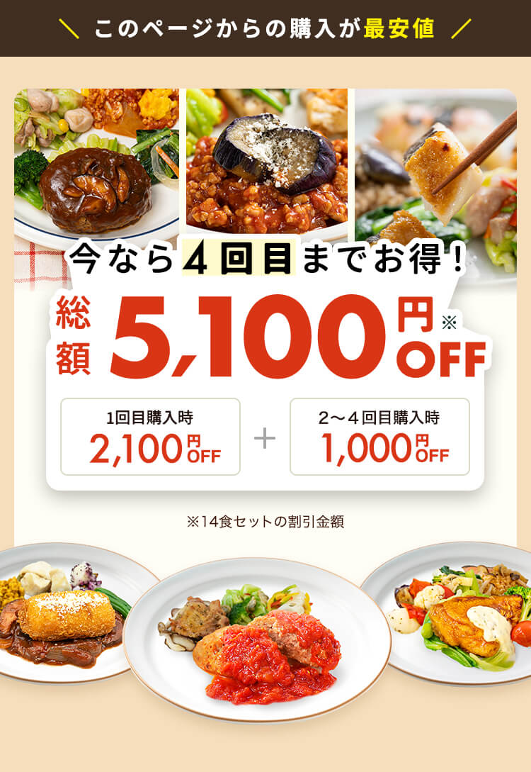 総額5100円OFF