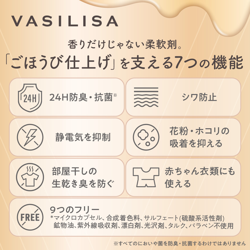 ヴァシリーサ ヌード ワン 柔軟剤 1400mL