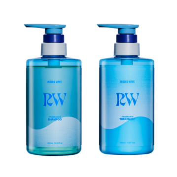 ライジングウェーブ フレグランスシャンプー&トリートメントセット フリー ライトブルー 各460mL