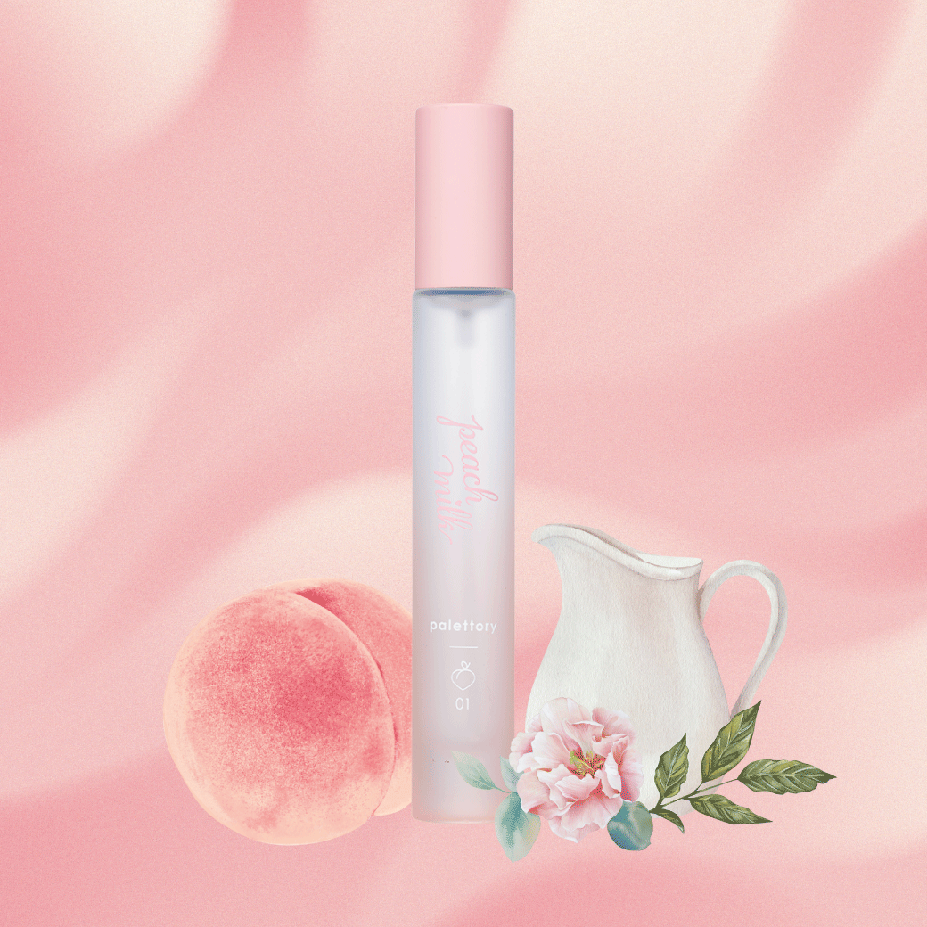 パレットリー ピーチパレット オードパルファム 01 愛されピーチミルク 8mL