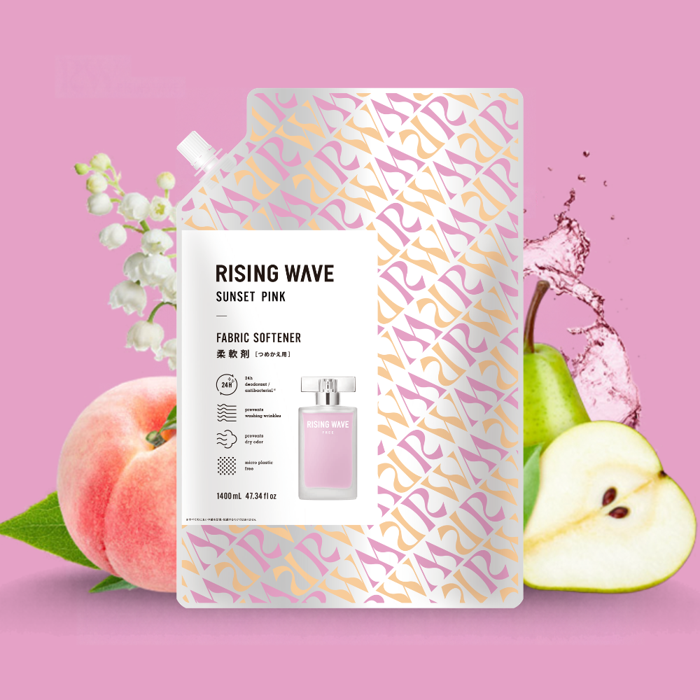 ライジングウェーブ フリー サンセットピンク 柔軟剤 1400mL