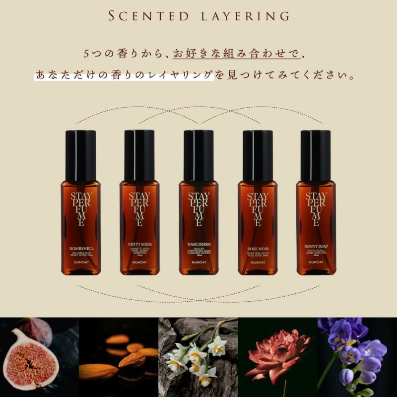 モムチ ステイパフューム ボムシェル 80mL