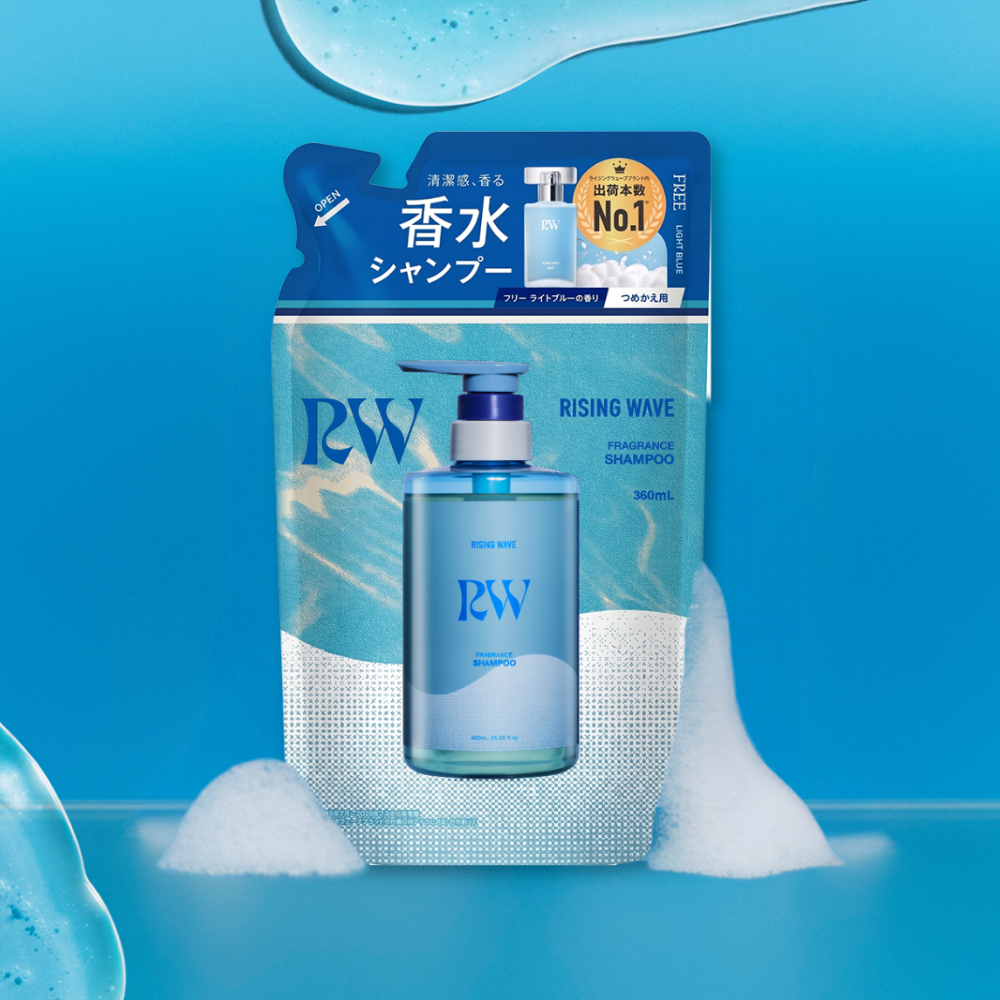 ライジングウェーブ フレグランスシャンプー フリー ライトブルー 詰め替え 360mL