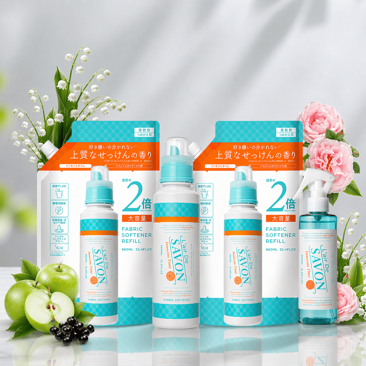 【母の日ギフト】レールデュサボン ファブリックケアセット イノセントタイム