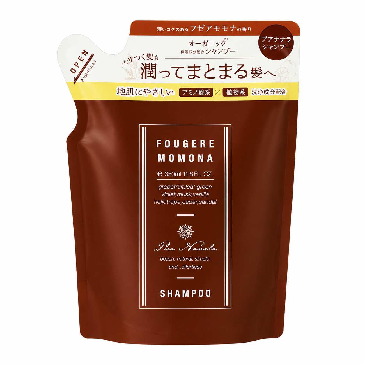 プアナナラ シャンプー 詰め替え 350mL