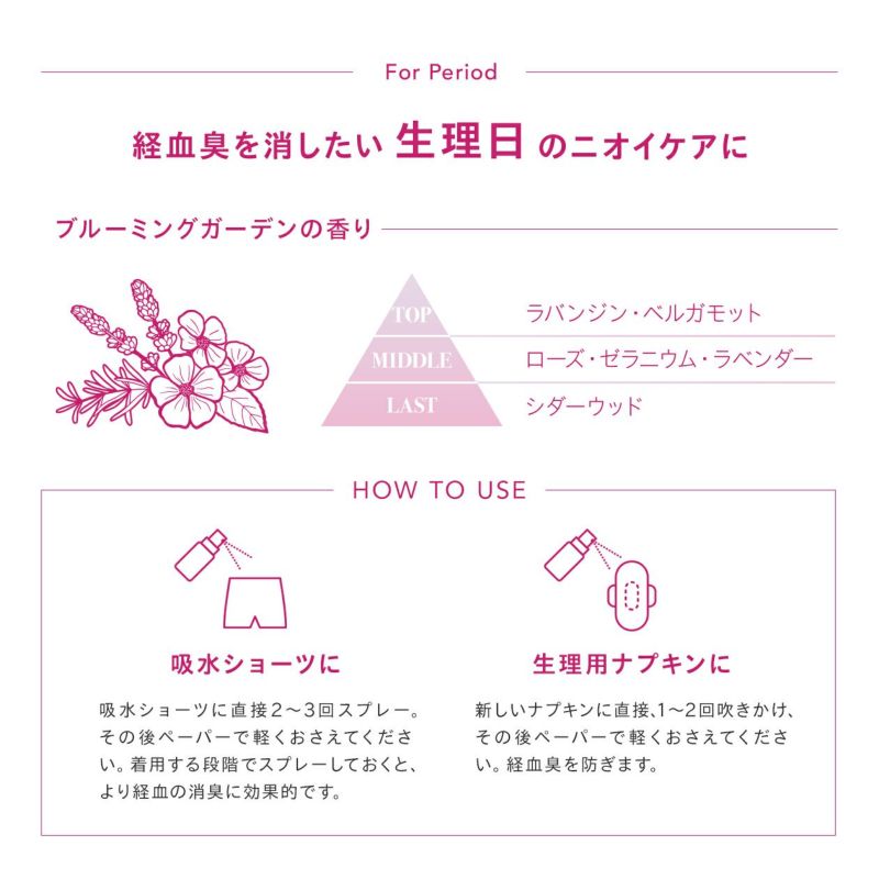 ベア アロマシューター フォー ピリオド 30mL