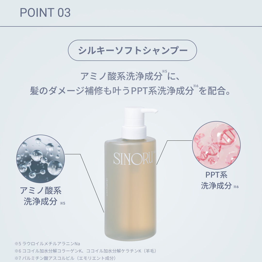 ラブパスポート シノル シルキーソフトシャンプー 400mL