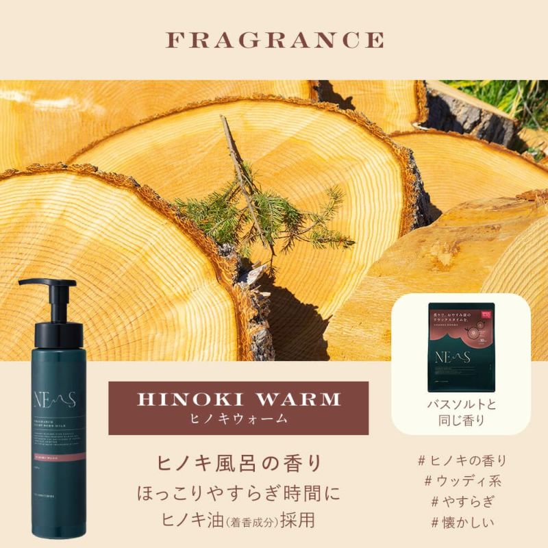 【母の日ギフト】フィッツコンディショニング ネムス ナイトケアセット ヒノキウォーム